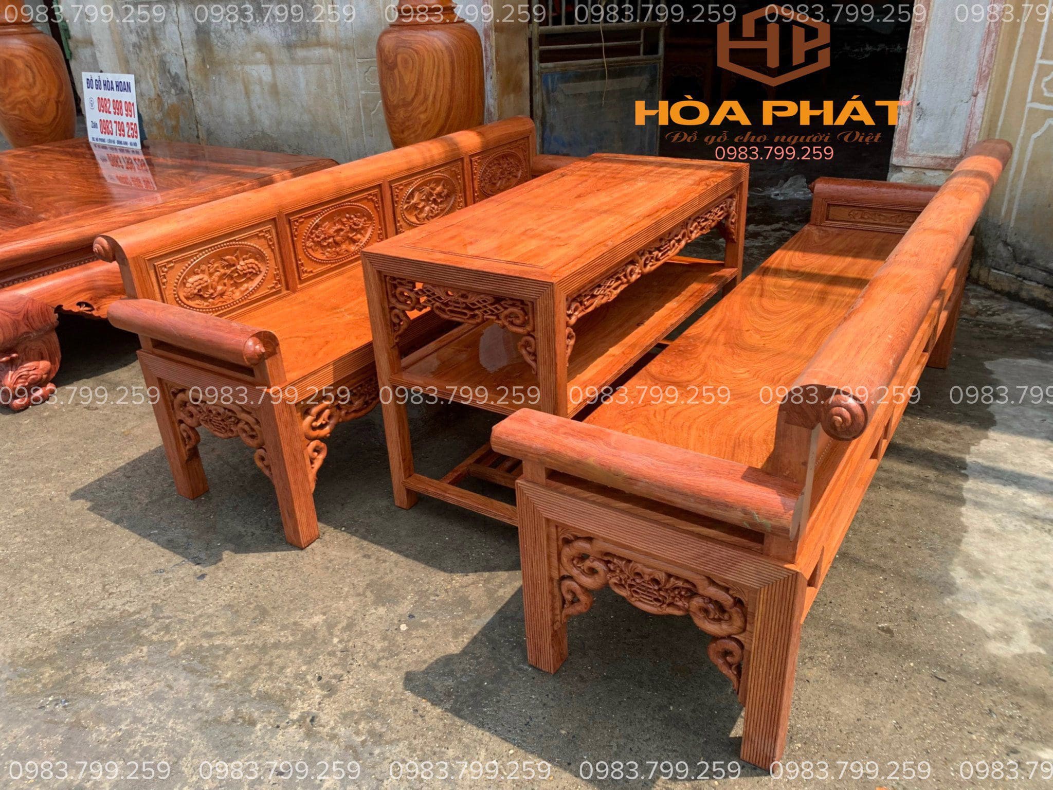 Tham khảo các mẫu trường kỷ gỗ tại Đồ Gỗ Hòa Phát – Hotline 0983.799.259.