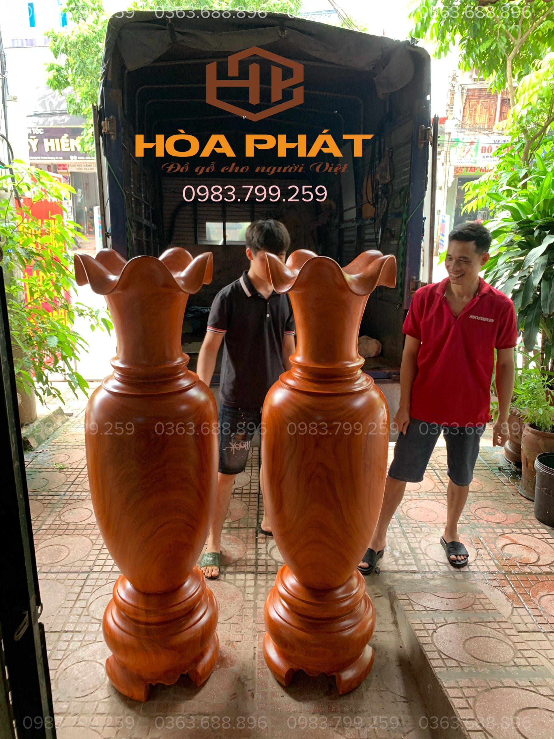 Lục bình gỗ đẹp, cao cấp cho không gian sống sang trọng