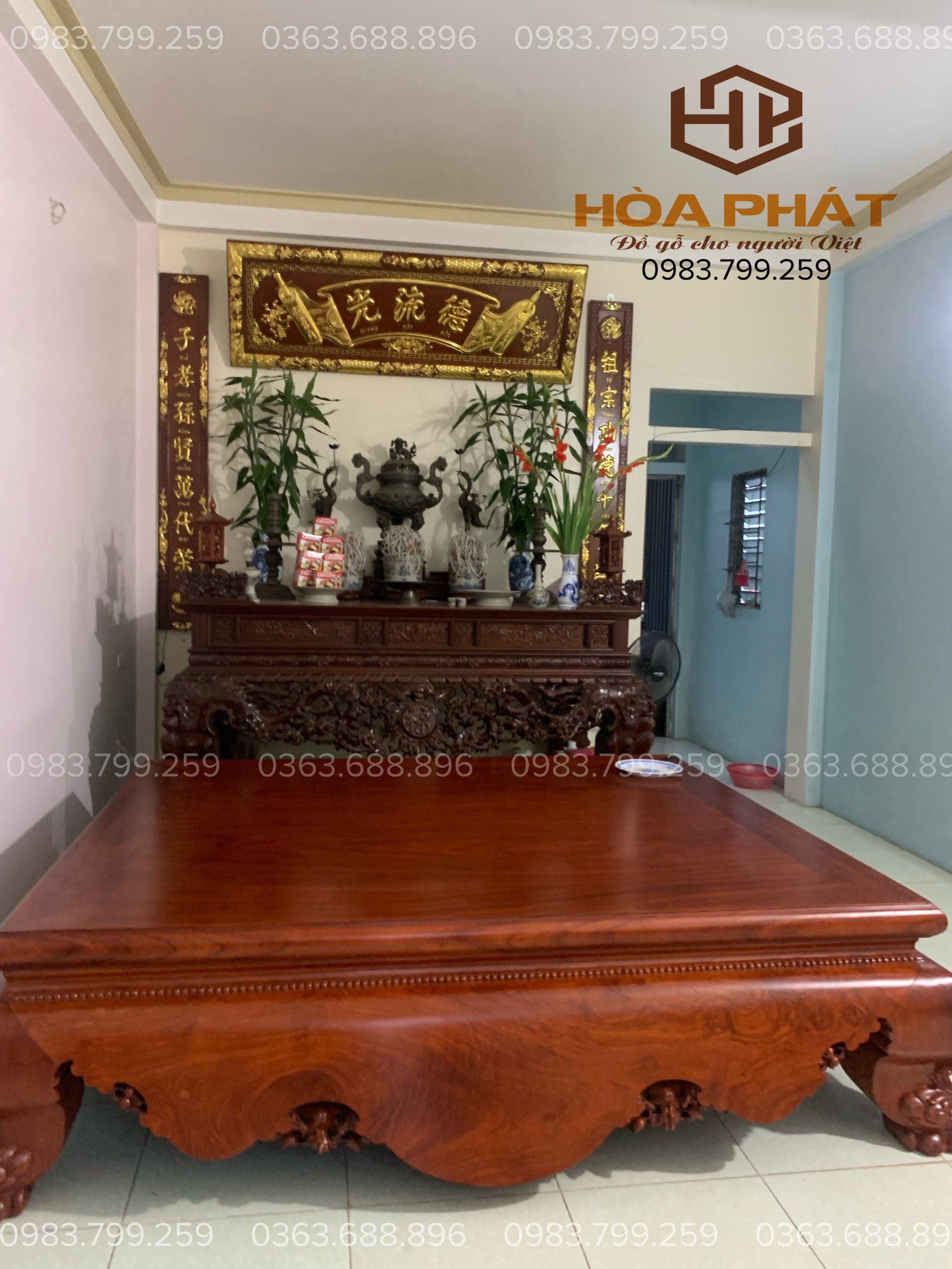 Giữ bàn thờ sạch sẽ, gọn gàng là yếu tố quan trọng trong không gian thờ cúng