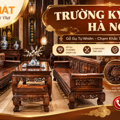 Trường Kỷ Gỗ Gụ Hà Nội – Mẫu Đẹp Tại Đồ Gỗ Hòa Phát