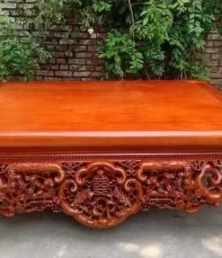 Sập Gụ Ngũ Phúc Kim Tiền