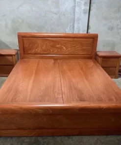 Giường Trơn Gỗ Hương Hàng Đẹp VIP KT 1m8 x 2m