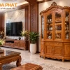Tủ Rượu Vòm Gỗ (Gõ+Hương) Tủ Rượu Vòm Gỗ (Gõ+Hương) - Ảnh 2