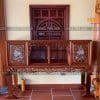 Tủ Chè Cánh Thẳng Gỗ Gụ