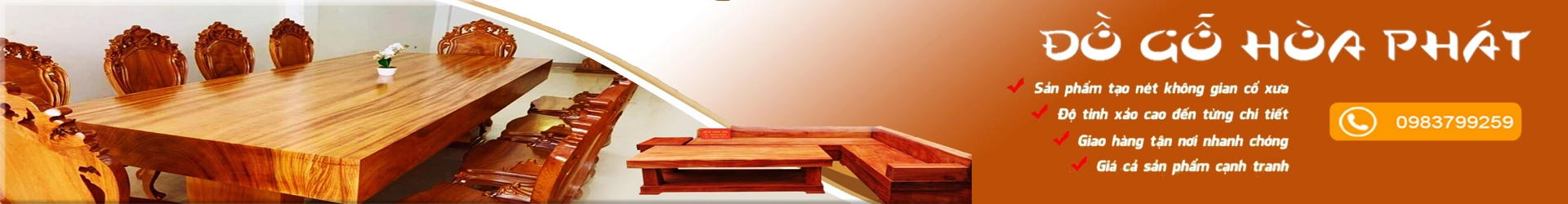 Trang chủ - Đồ Gỗ Hòa Phát banner ads 1