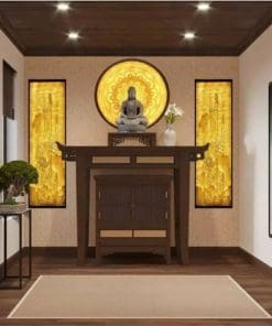 Trang chủ - Đồ Gỗ Hòa Phát Vách Ngăn Phòng Thờ CNC 03