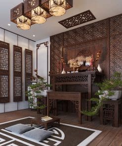 Trang chủ - Đồ Gỗ Hòa Phát Vách ngăn CNC phòng thờ