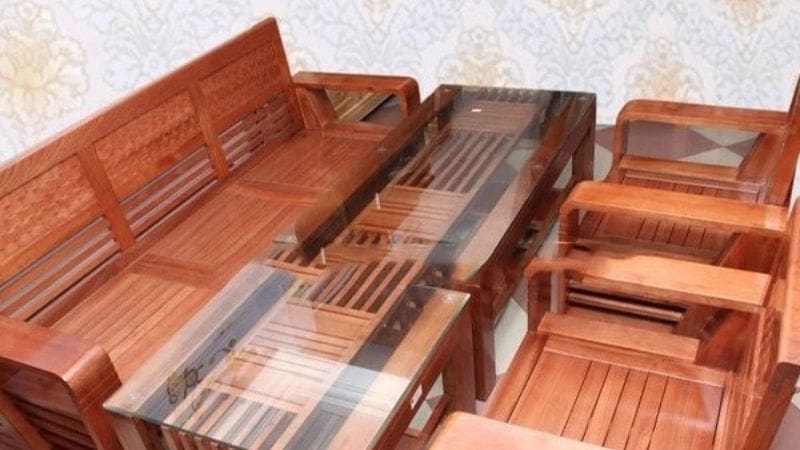 Top 4 Bộ Bàn Ghế Gỗ Phòng Khách 7 Triệu Đáng Mua Nhất 2025 Bộ Bàn Ghế Gỗ Xoan Đào Cổ Điển