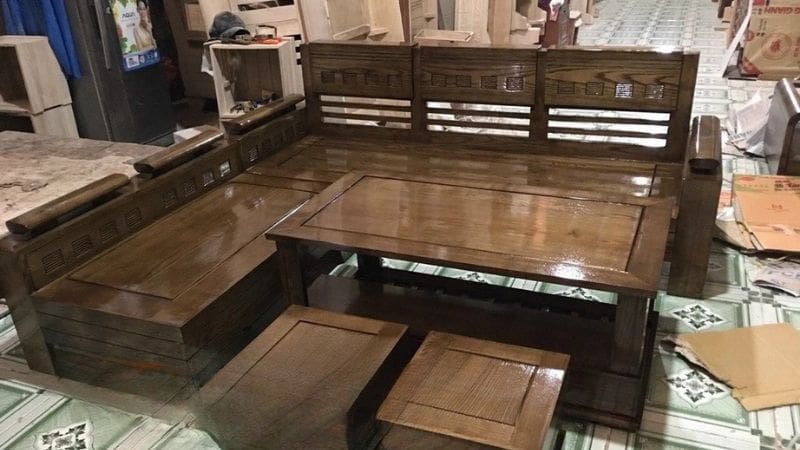 Top 4 Bộ Bàn Ghế Gỗ Phòng Khách 7 Triệu Đáng Mua Nhất 2025 ộ Ghế Gỗ Chữ L Phong Cách Truyền Thống