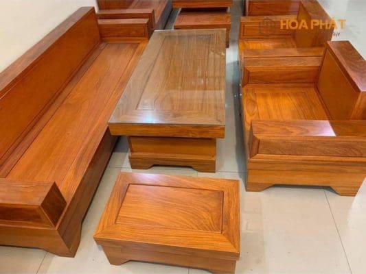 Top 5 Mẫu Bàn Ghế Gỗ Phòng Khách 20 Triệu Đẹp – Bền – Tiết Kiệm Bộ Bàn Ghế Gỗ Keo Kết Hợp Kính