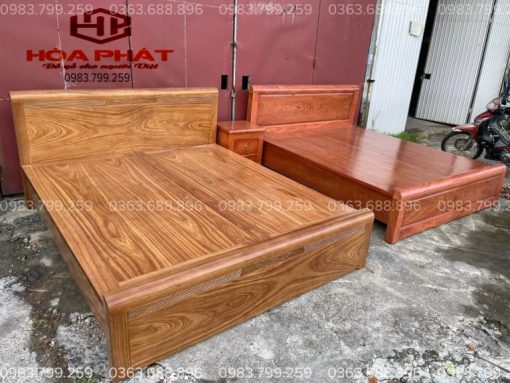 Giường Gỗ Sồi 1m8x2m