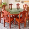 Bộ Bàn Ăn 6 Ghế Gỗ Xoan Đào