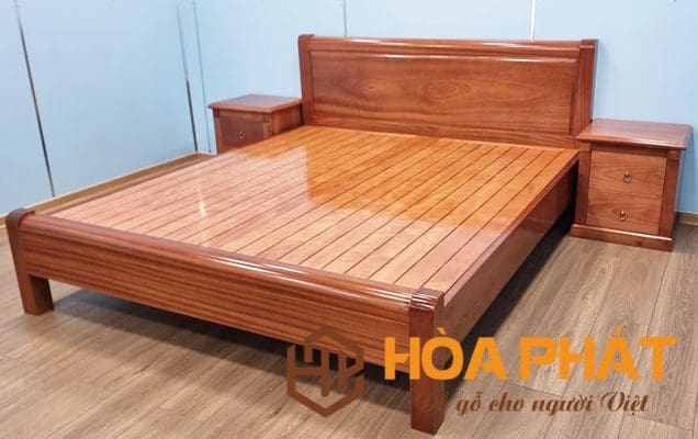 Khám Phá Mẫu Giường Gỗ Đẹp Dẫn Đầu Xu Hướng Nội Thất Hiện Nay Giuong-ngu-hien-dai-go-xoan-dao-gn14-3