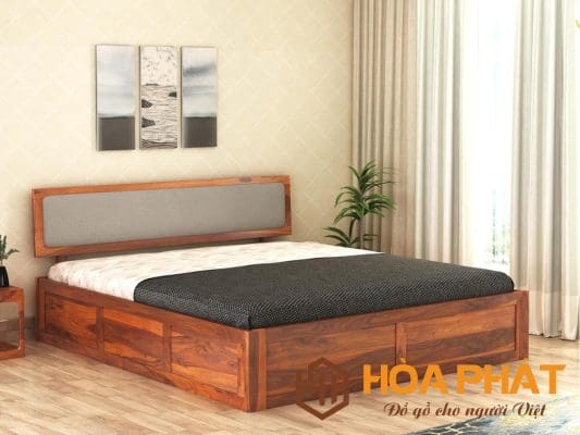 Top 6 Loại Giường Gỗ Đáng Mua Nhất Hiện Nay – Đẹp Chuẩn Nội Thất Bán Gỗ Me Tây - Giuong-nhat-go-tu-nhien-10