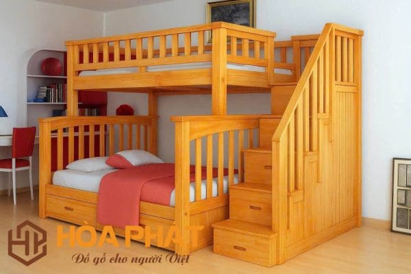 Top 10 Mẫu Giường Gỗ 2 Tầng Đáng Mua Nhất Hiện Nay Giuong-tang-nguoi-lon-3