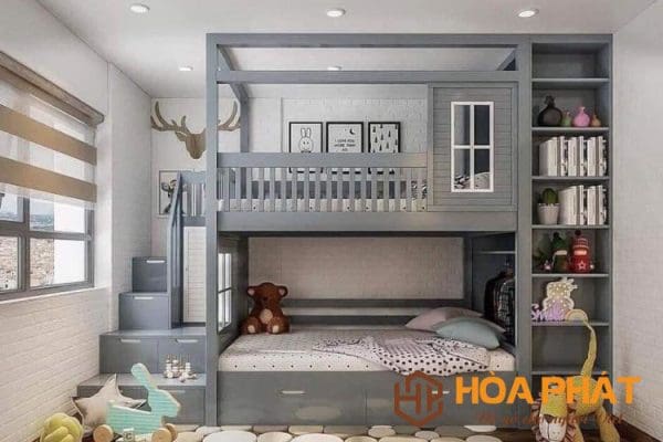 Top Mẫu Giường Tầng Gỗ Người Lớn Tiện Lợi, Sang Trọng 2025 Mau-giuong-tang-cho-nguoi-lon- - Mau-giuong-tang-cho-nguoi-lon-5