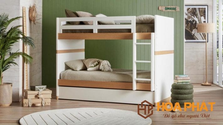 Top Mẫu Giường Tầng Gỗ Người Lớn Tiện Lợi, Sang Trọng 2025 Su-dung-giuong-tang