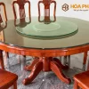 Bộ Bàn Ăn Tròn Mẫu Ghế Xòe Quạt - Ảnh 2