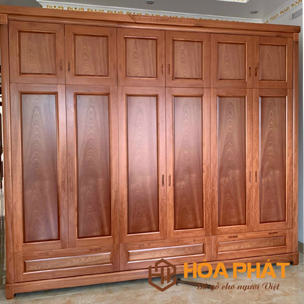 Top 10+ Mẫu Tủ Quần Áo Gỗ Tự Nhiên 6 Cánh Đẹp, Hiện Đại 2025 Top-10-tu-quan-ao-go-tu-nhien-6-canh-3