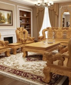 Bộ Bàn Nghế Gõ đỏ Tay 20 Mẫu 1