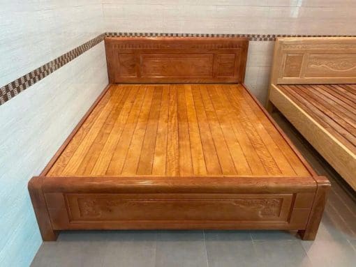 Giường Gỗ Sồi 1m4