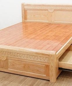Trang chủ - Đồ Gỗ Hòa Phát Giường Gỗ Sồi Nga 1m8