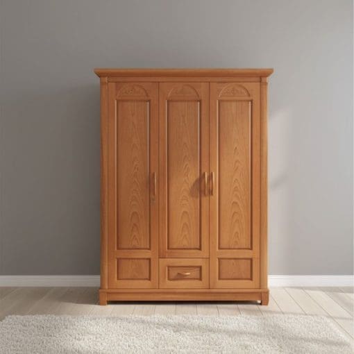 Tủ Quần áo Gỗ Sồi 3 Cánh