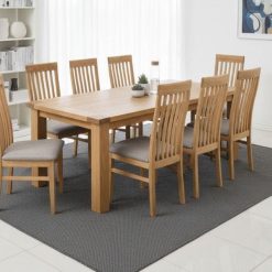 Bàn ăn 8 Ghế Gỗ Sồi