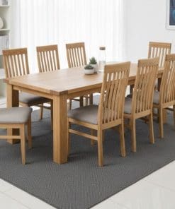Bàn ăn 8 Ghế Gỗ Sồi