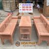 Trường kỷ gỗ tự nhiên 100%, chế tác thủ công tại Đồ Gỗ Hòa Phát