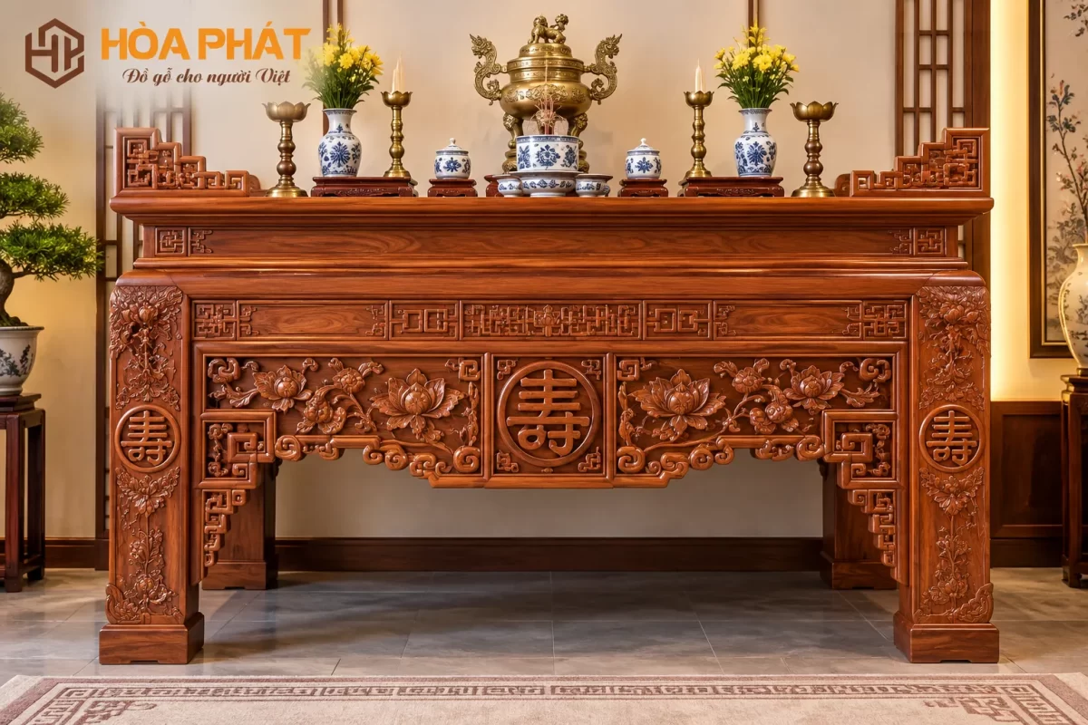 Chữ Thọ thường xuất hiện trong nhiều sản phẩm đồ gỗ truyền thống
