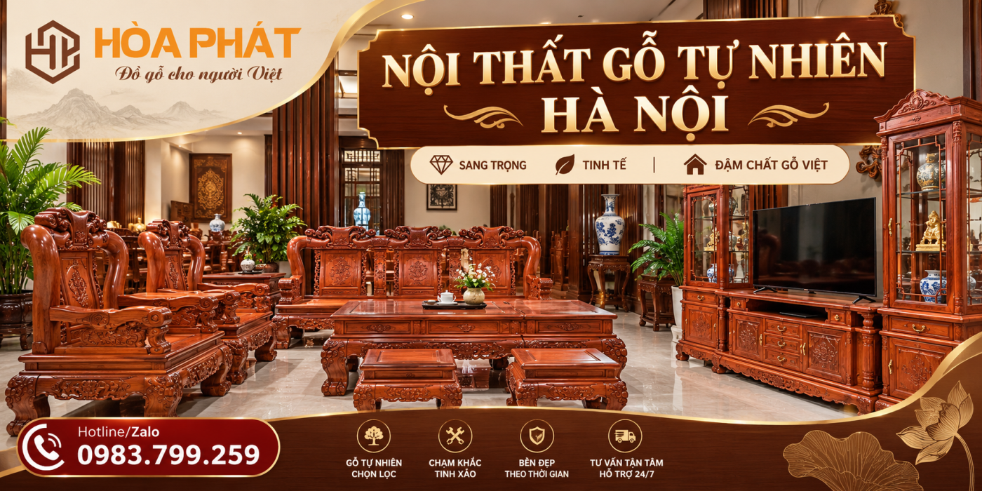 banner cua hang noi that go tu nhien ha noi